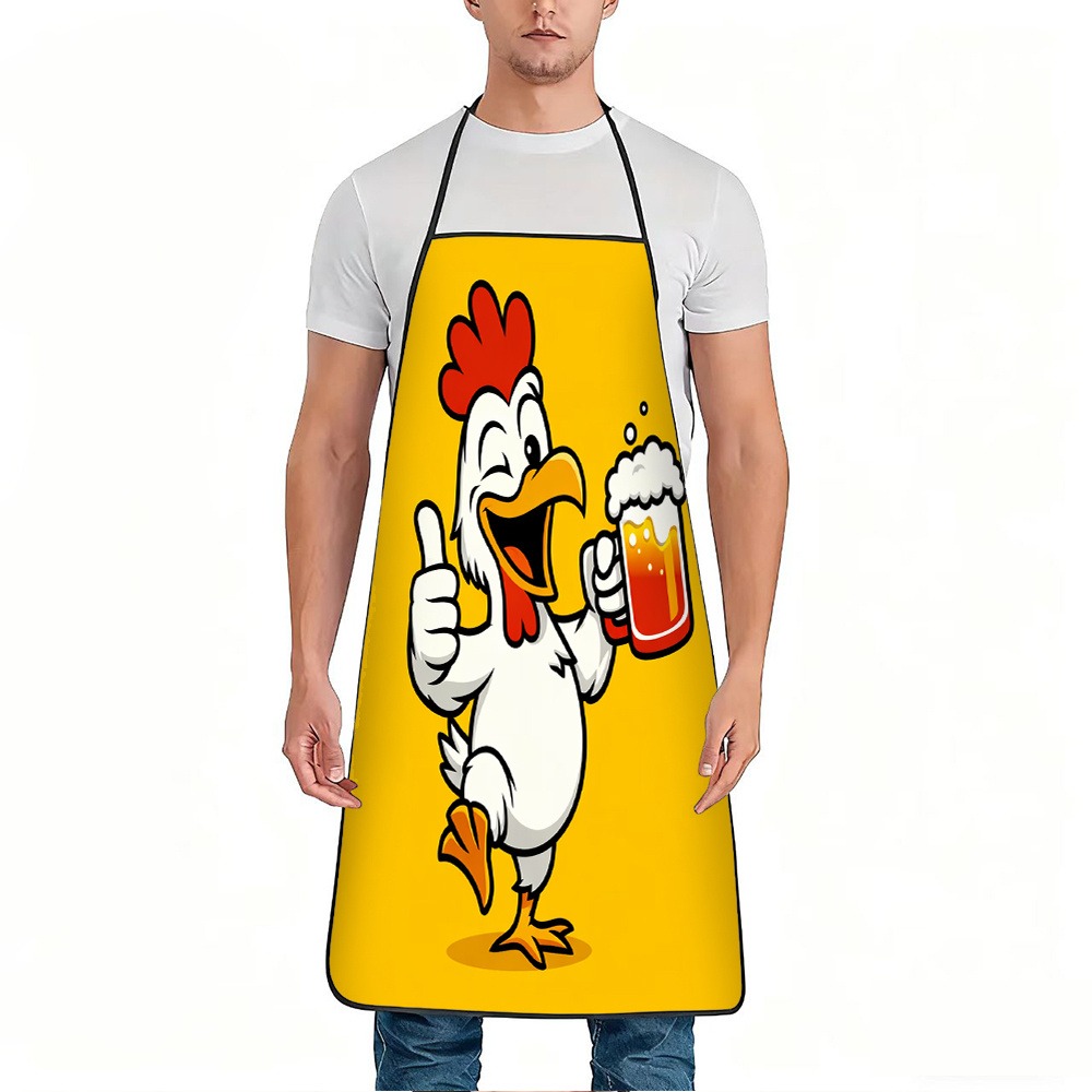 Home Cooking Definition - 1 Stück Polyester-Schutzschürze mit hochauflösendem 2D-Flachdruck,