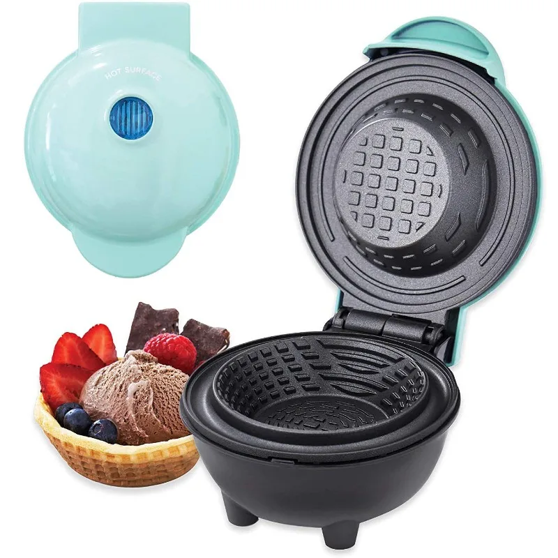 Home Cooking Egg Roll - 110V-220V Waffelbecher-Maschine, Frühstücks-Waffelkugel-Maschine für Zuhause, Eiscreme-Maschine,