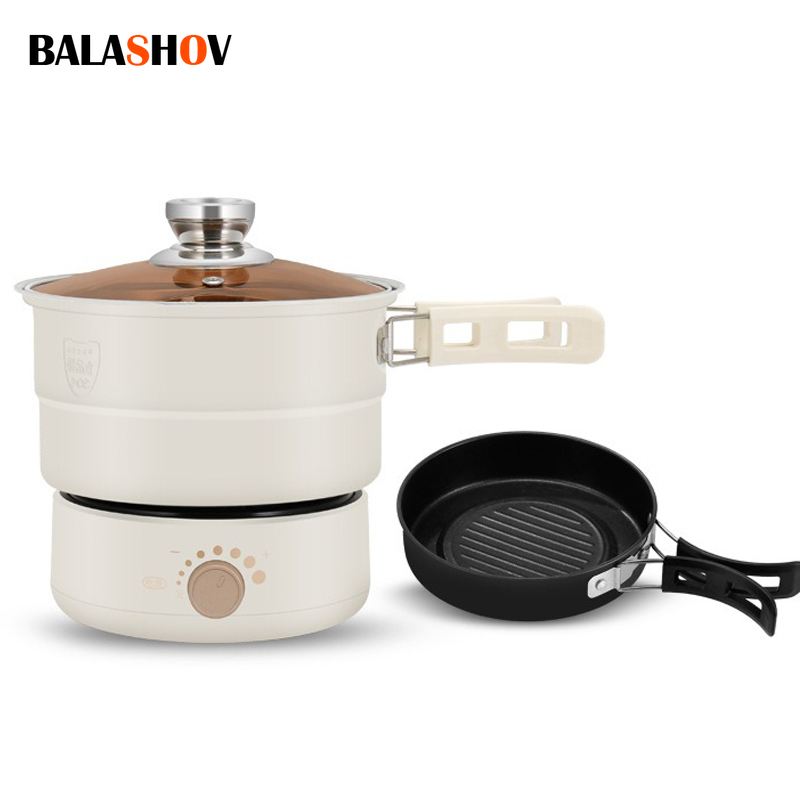 Home Cooking Meals - 110V/220V Elektroherd Tragbarer Kochtopf Faltbarer Eintopf