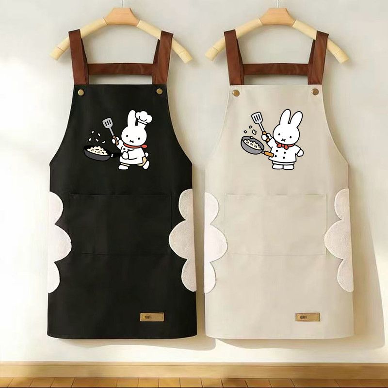 Home Cooking Meals - Neue Cartoon Miffy Kaninchen Schürze, wasserdicht,