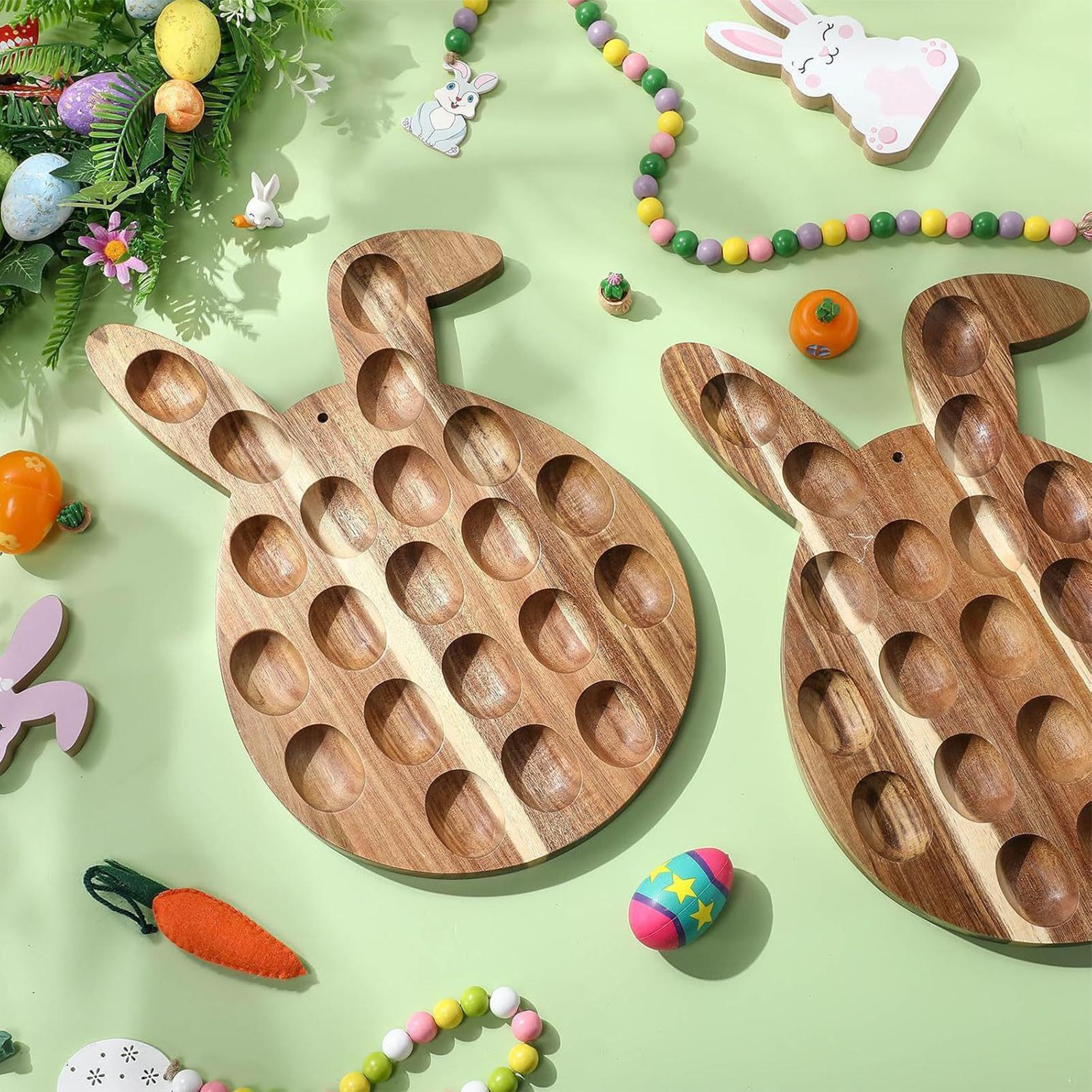 Home Cooking Host - Oster-Servierplatte für gefüllte Eier mit 21
