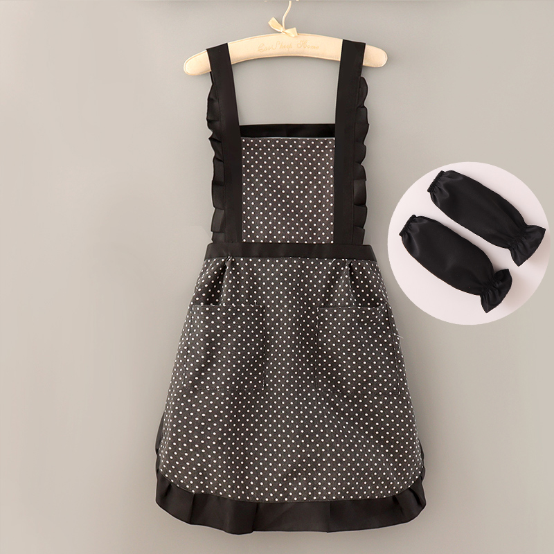 Home Cooking In Japanese - Japanischer Stil Polka Dot Herz Schürze