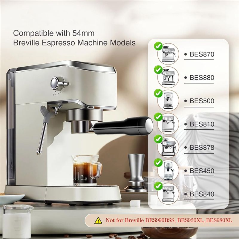 AS94-54Mm Bodenloser Siebträge – Breville Espresso Barista Express Bewertung und Preis