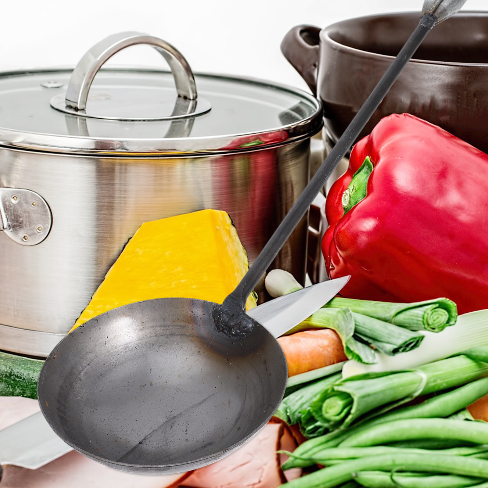 Eisen-Wok-Podden mit langem Gr – Home Cooking Restaurants Bewertung und Preis