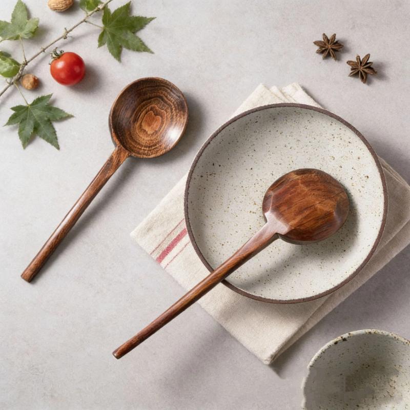 1 Stück Löffel aus Holz mit la – Home Cooking In Japanese Bewertung und Preis