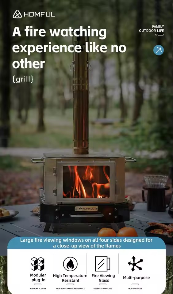 HOMFUL Tragbarer Holzofen für  – Home Cooking Meals Bewertung und Preis