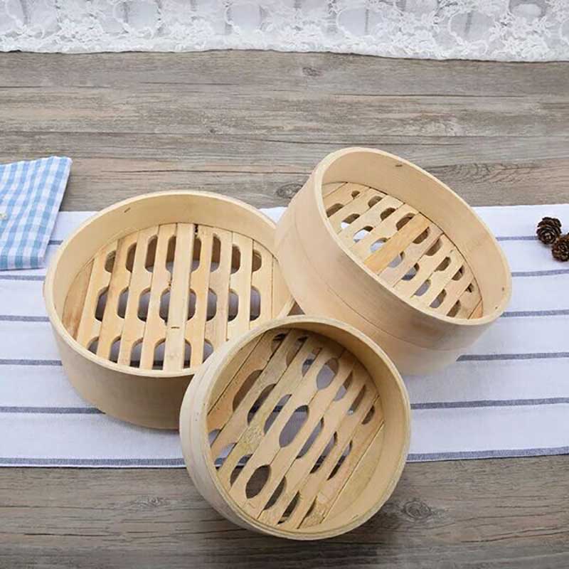 Bambus-Dampfkorb, Dampfgarer,  – Steamer Bamboo Set Bewertung und Preis