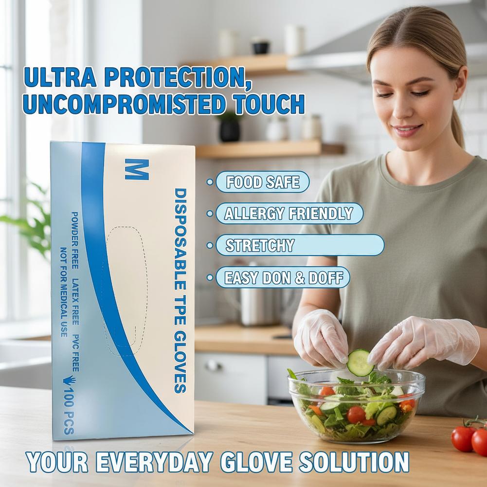 100 Stück/Set Einweg-TPE-Hands – Home Cooking Oil Disposal Bewertung und Preis