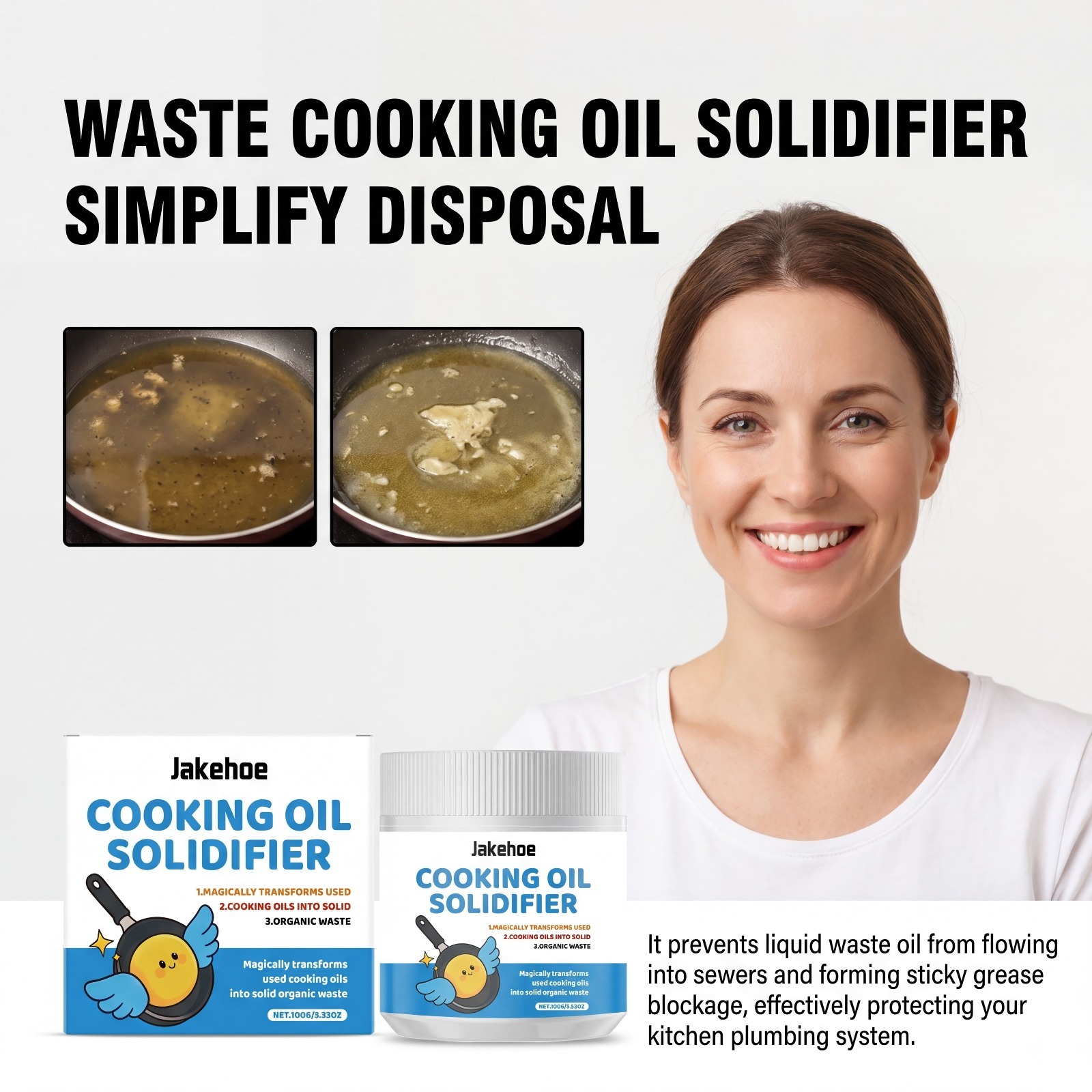 Frittieröl-Festiger-Pulver ver – Home Cooking Oil Disposal Bewertung und Preis