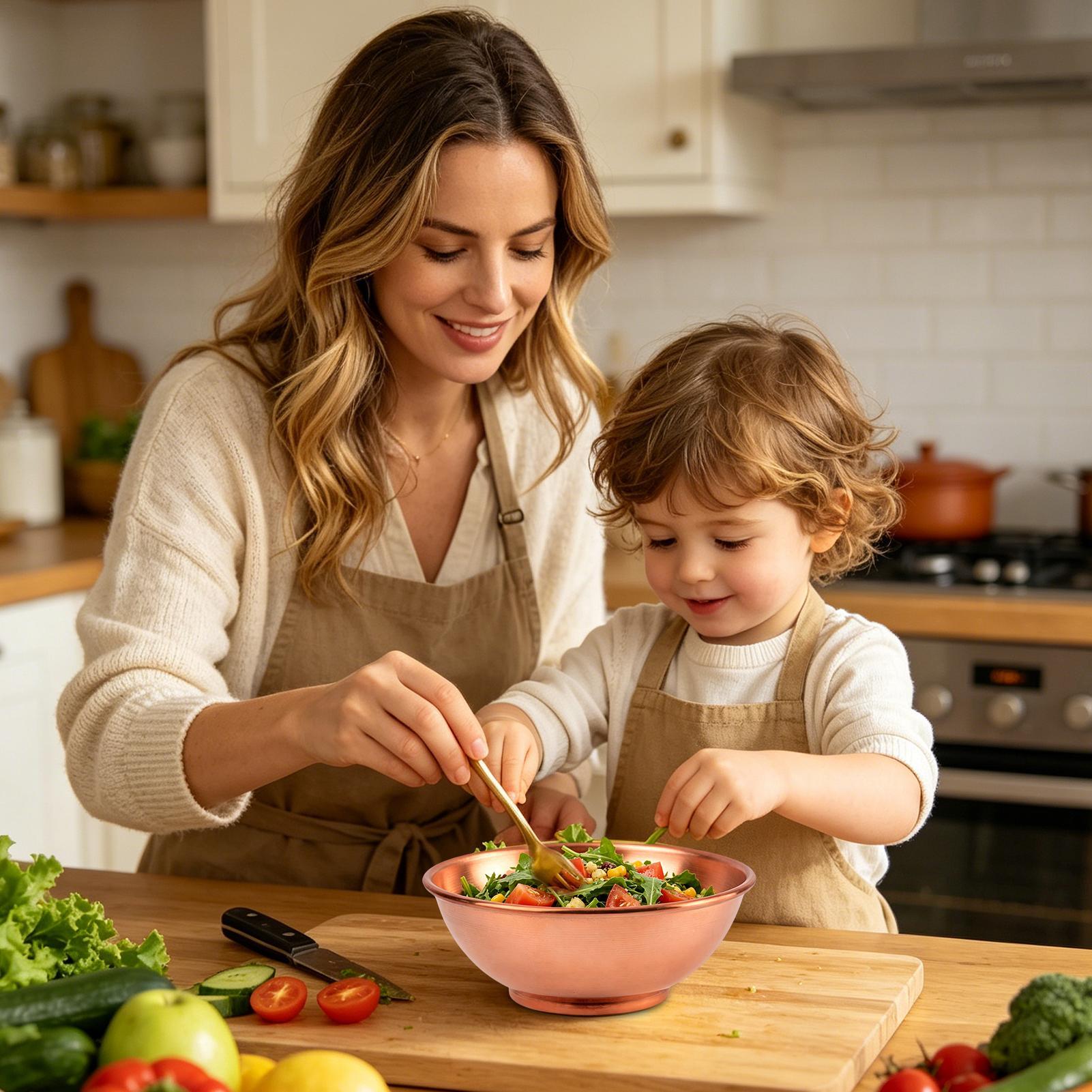 Kupferschüssel, große Rührschü – Home Cooking Chef Bewertung und Preis