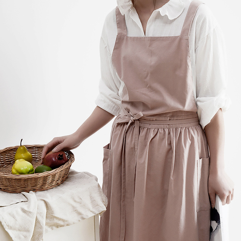 Damen-Latzschürze aus Baumwoll – Home Cooking In Japanese Bewertung und Preis