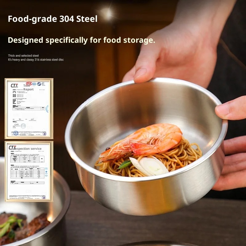 Edelstahl-Dämpfschüssel mit De – Home Cooking Food Bewertung und Preis