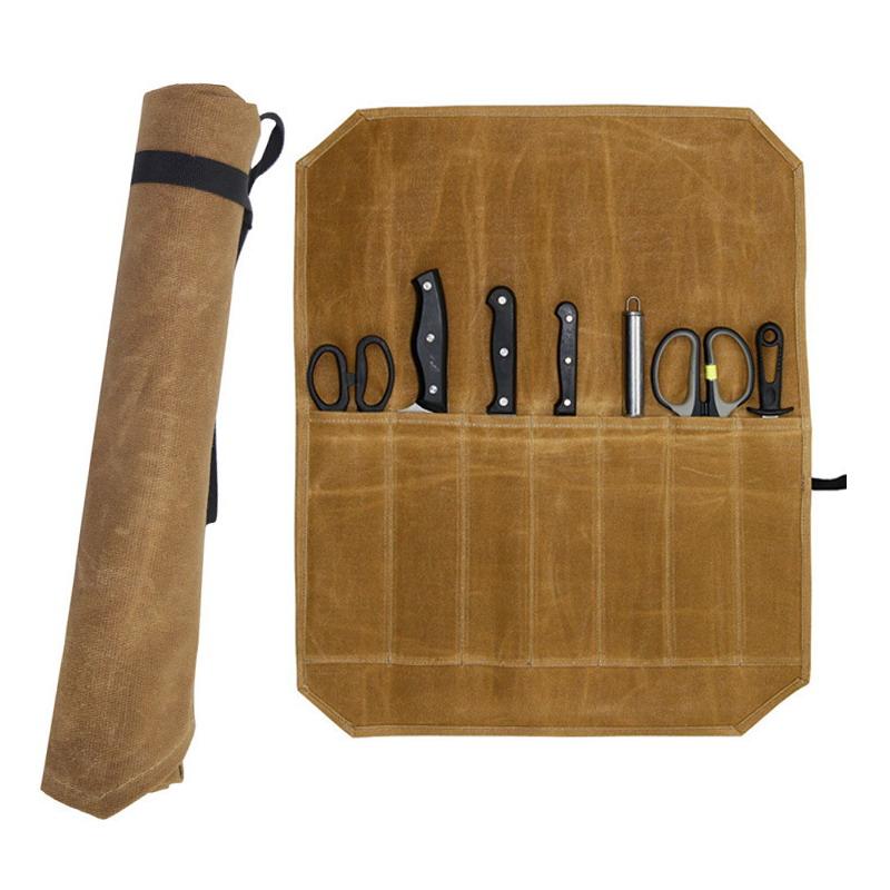 Leinwand-Messerrollentasche 1  – Home Cooking Meals Bewertung und Preis