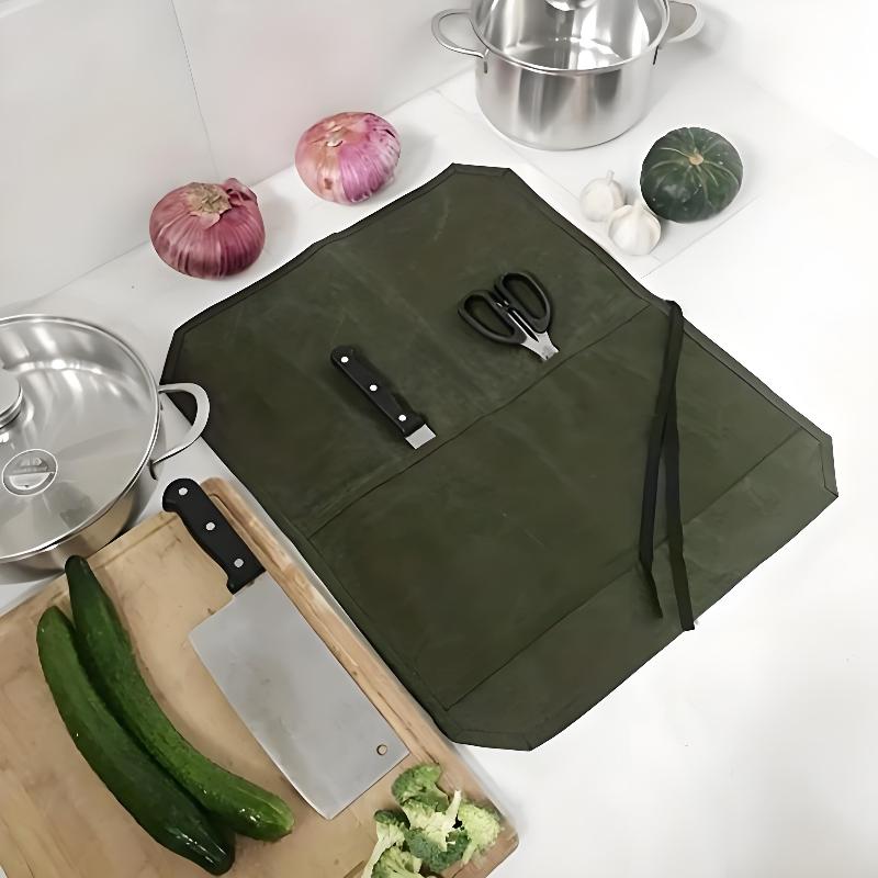 Leinwand-Messerrollentasche 1  – Home Cooking Meals Bewertung und Preis