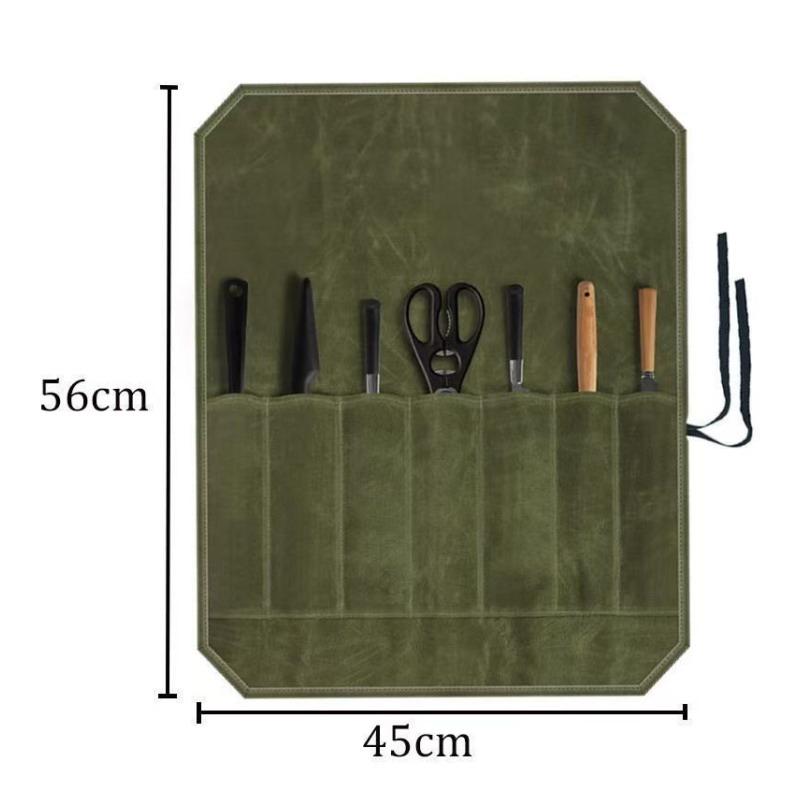 Leinwand-Messerrollentasche 1  – Home Cooking Meals Bewertung und Preis