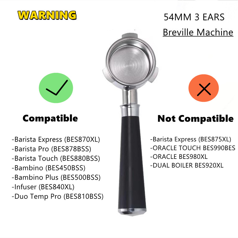 54mm Espresso-Siebträger mit D – Breville Espresso Barista Express Bewertung und Preis