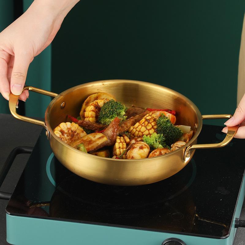 Edelstahl-Topf mit Doppelgriff – Home Cooking Restaurants Bewertung und Preis