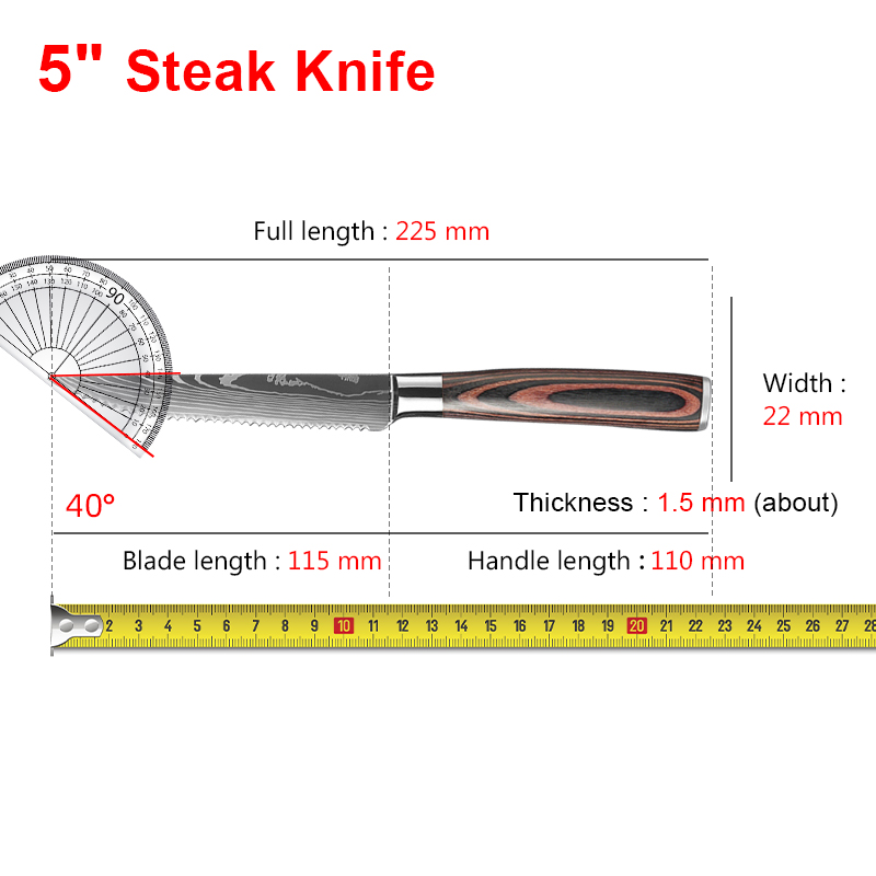Steakmesser, 1–6 Stück, mit ge – Home Cooking Restaurants Bewertung und Preis